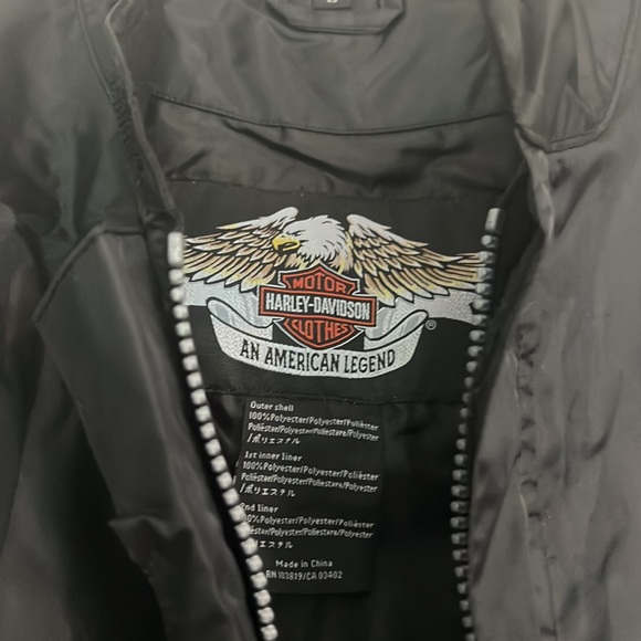Harley Davison -waterproof jacket liner - Picture 3 of 3